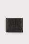 Zoozie Bags Cartera para Hombre Negra, Piel Auténtica, 11x2x8.5 cm